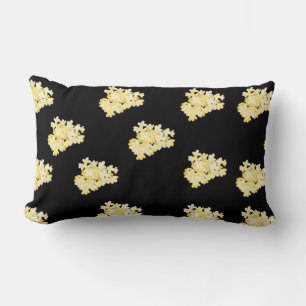 Yellow Flowers Throw Pillow
