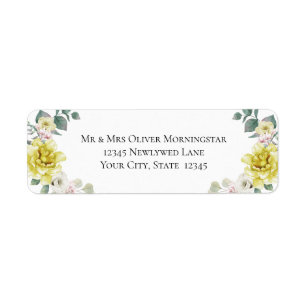 Yellow Flowers Wedding