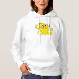 Yellow Fluffy Cub Hoodie