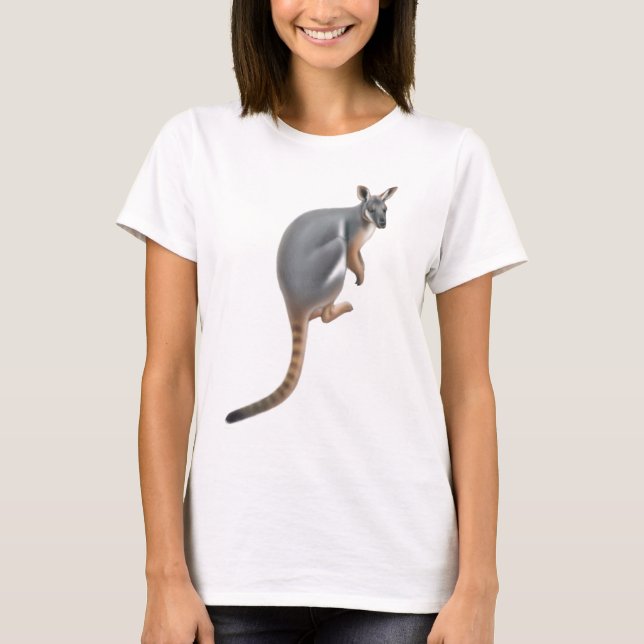 Yellow Footed Rock Wallaby Baby Doll Shirt (Front)