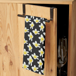 Yellow Frangipani Flower Sensation, Kitchen Towel