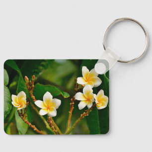 Yellow Frangipani Keychain