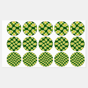 Yellow Frangipani Pattern