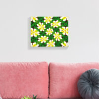 Yellow Frangipani Pattern