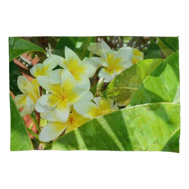 Yellow Frangipanis Growing On A Tree, Pillowcase (Front)