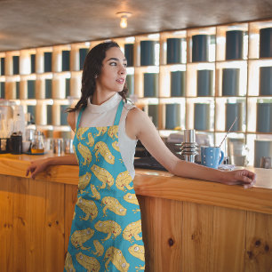 Yellow Frog Apron