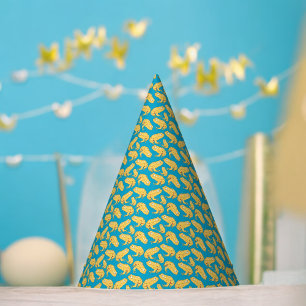 Yellow Frog Cartoon Party Hat