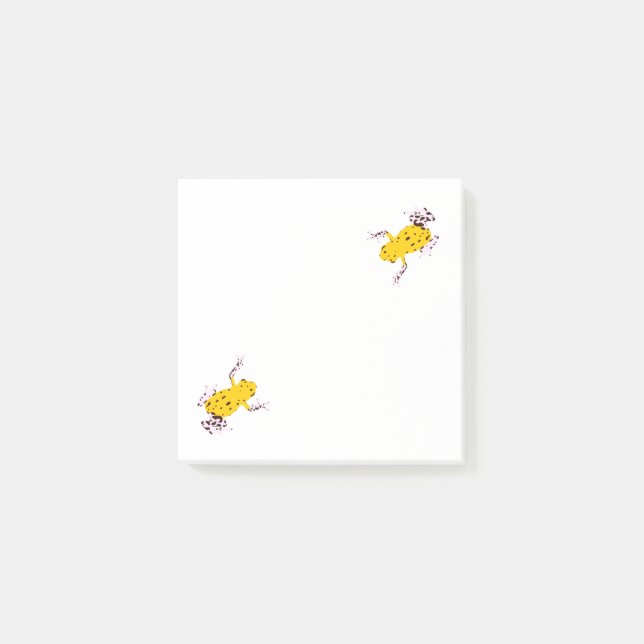 Yellow frog post-it notes (Front)