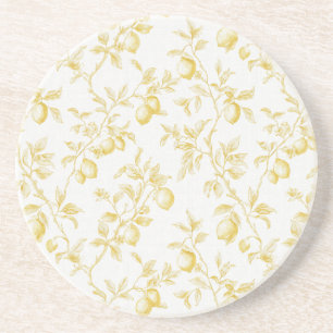 Yellow Fruit Lemons Make Lemonade Coaster