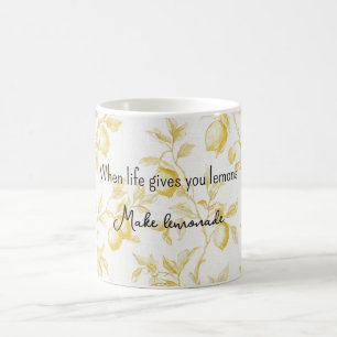 Yellow Fruit Lemons Make Lemonade Coffee Mug