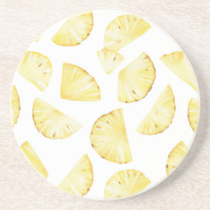 Yellow Fruit Pineapples Coaster