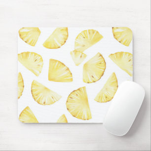 Yellow Fruit Pineapples Mouse Pad
