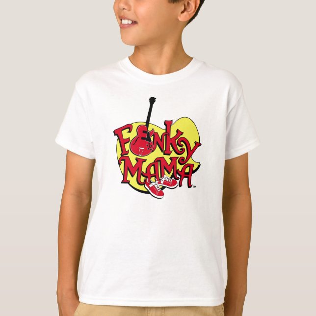 Yellow Funky Mama Kids Shirt (Front)