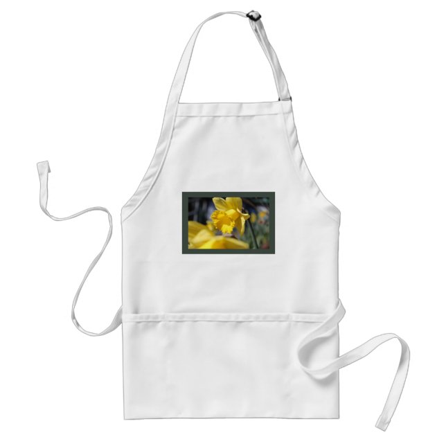 yellow garden flowers,daffodil standard apron (Front)