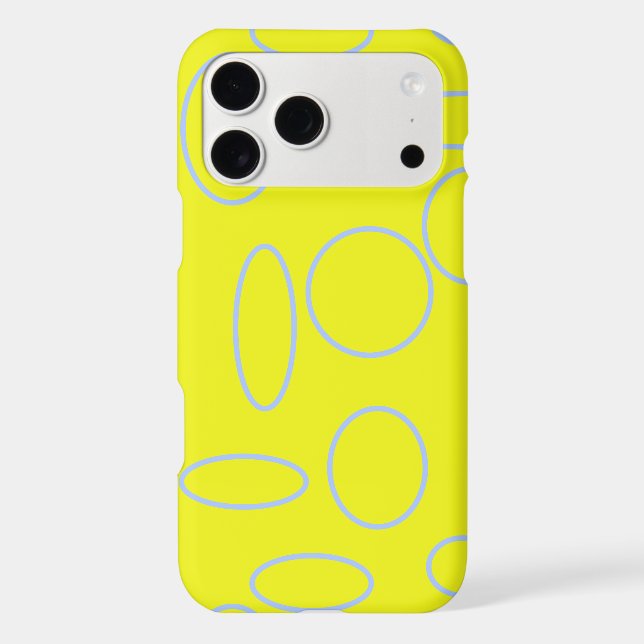 Yellow Geometric Circles (Back)