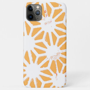 Yellow geometric pattern iPhone 11 pro max case