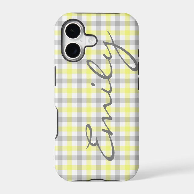 Yellow Gingham (Back)