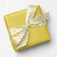 Yellow gingham cute simple check