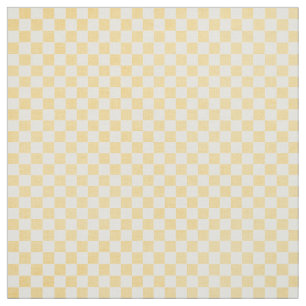 Yellow Gingham Fabric