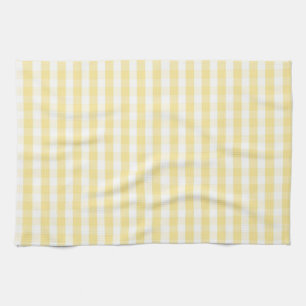 Yellow Gingham kitchen towel