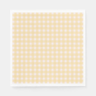 Yellow Gingham Napkin
