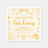 Yellow Gingham She Found Her Honey Bridal Shower