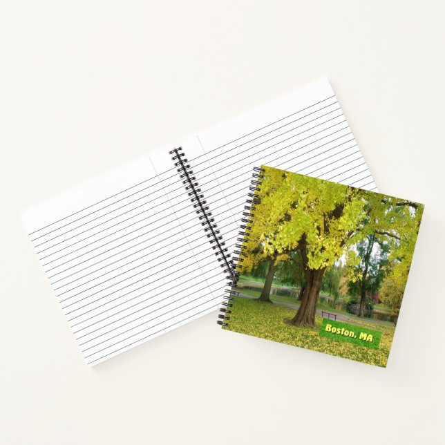 Yellow Gingko Tree Notebook (Inside)
