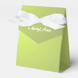 Yellow Glow Favor Box