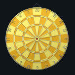 Yellow Gold Dartboard<br><div class="desc">Yellow Gold Dart Board</div>