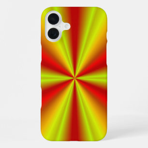 Yellow Gold Red Rainbow iPhone 16 Plus Case
