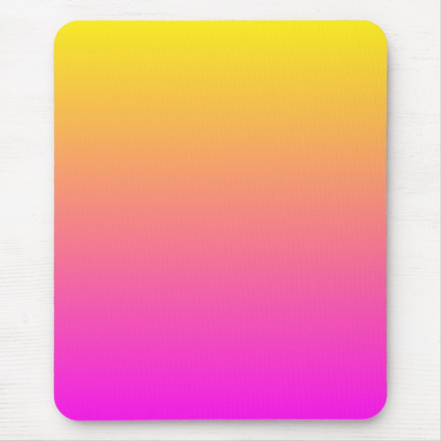 Yellow Gradient Mouse Pad (Front)