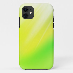 Yellow Green Abstract Background iPhone 11 Case