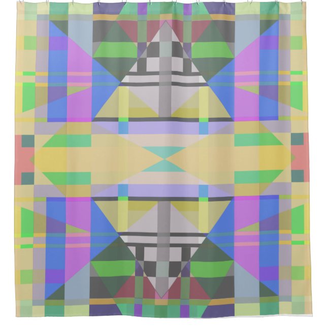 Yellow Green Blue Purple Geometric (Front)
