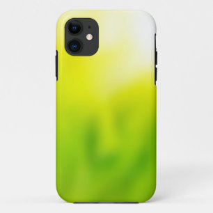 Yellow Green Blur Abstract iPhone 11 Case