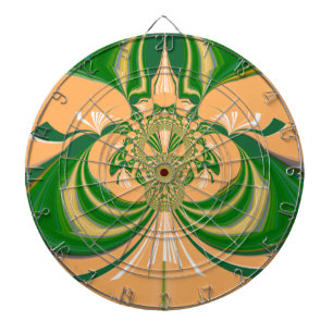 Yellow Green Design. Dartboard