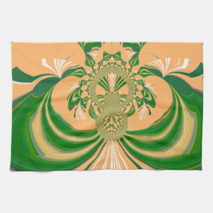 Yellow Green Design. Kitchen Towel