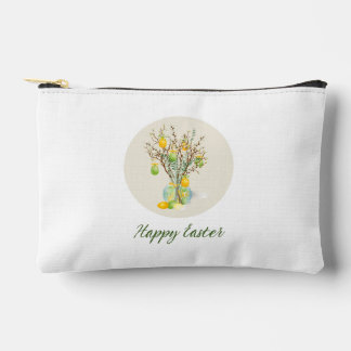 Yellow Green Easter Cosmetic Bag