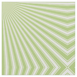 Yellow-green Funky Sun Rays Background Fabric