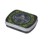 Yellow Green Haunted House Halloween