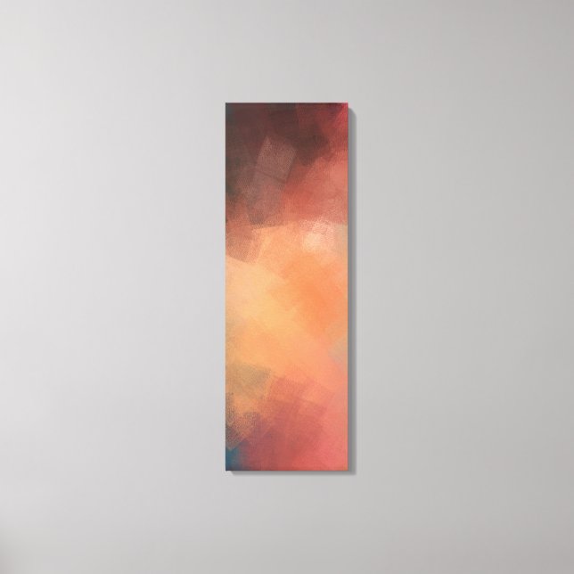 Yellow Green Red Blue Modern Colourful Abstract Ar Canvas Print (Front)