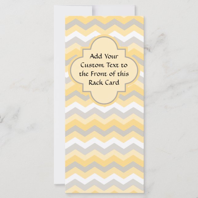 Yellow/Grey Chevron Zigzag (Front)
