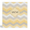 Yellow/Grey Chevron Zigzag