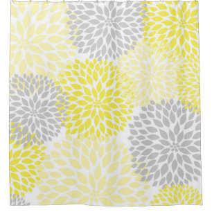 Yellow Grey Dahlia Blossoms