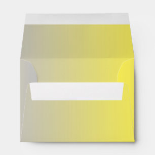 Yellow & Grey Ombre A6 Envelopes