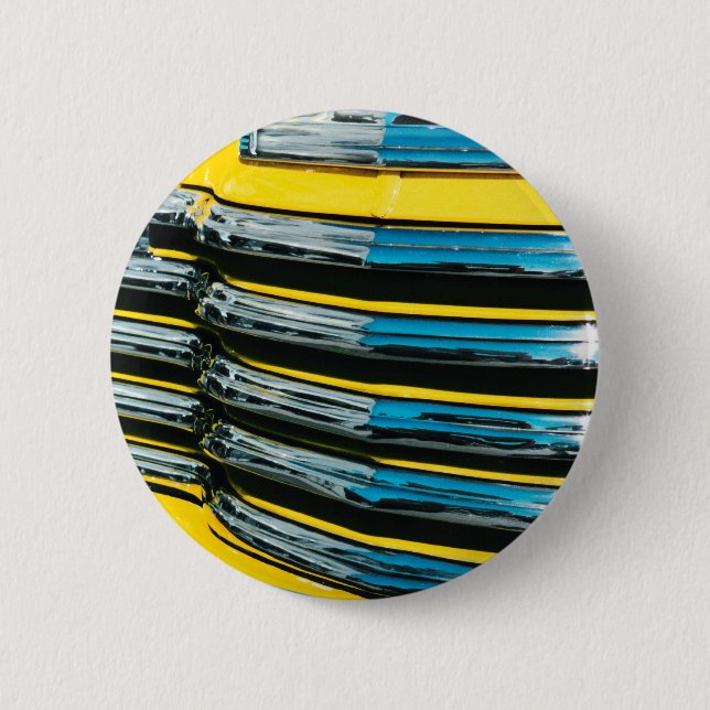 Yellow Grill 2 Inch Round Button (Front)