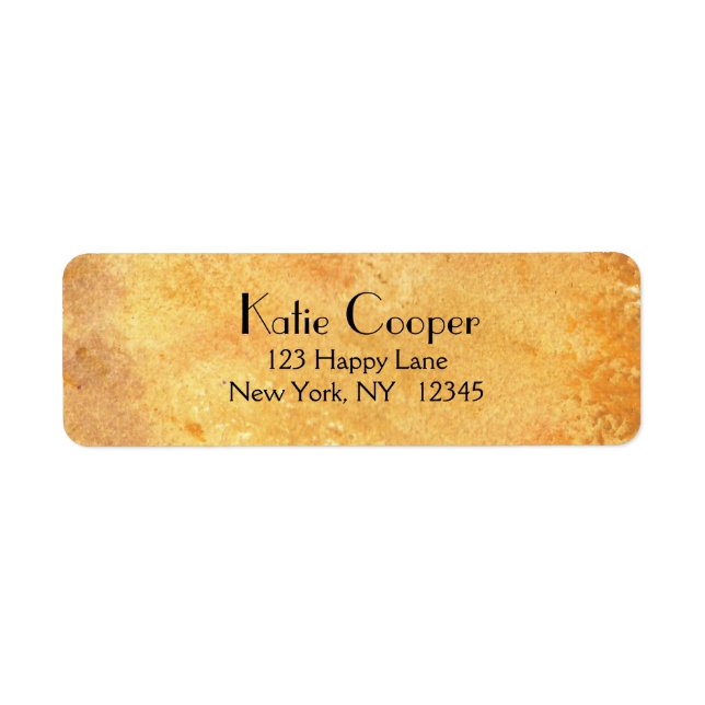 Yellow Grunge Abstract Texture (Front)