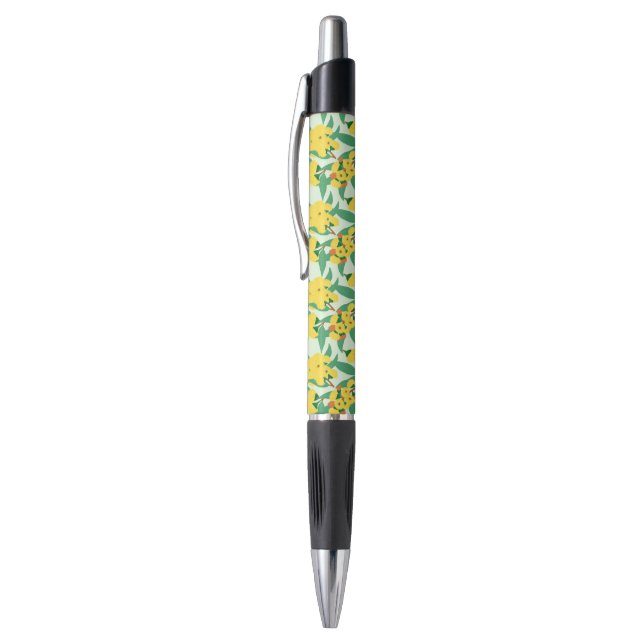 Yellow Gum Tree Flowers Pen (Top (Vertical))