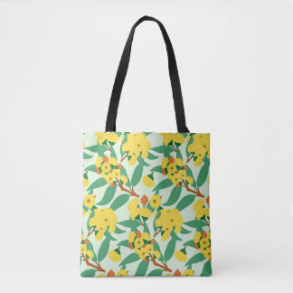 Yellow Gum Tree Flowers Tote Bag