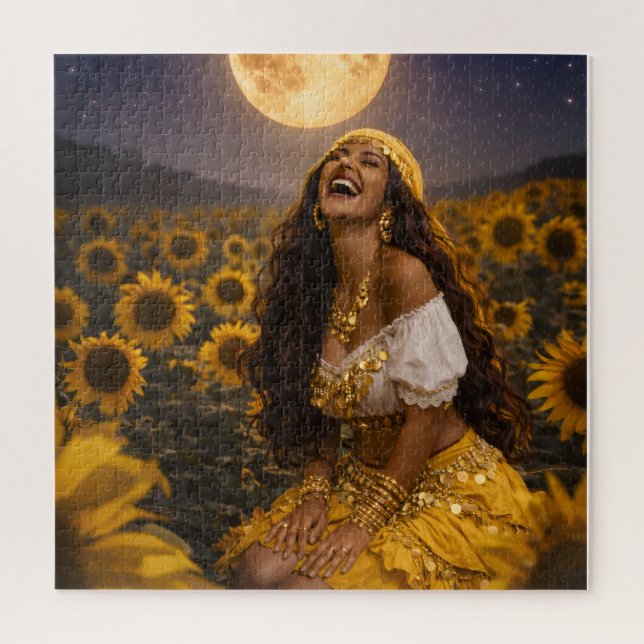 yellow gypsy  jigsaw puzzle (Vertical)