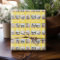 Yellow Happy Birthday Name 6 Square Photo Collage